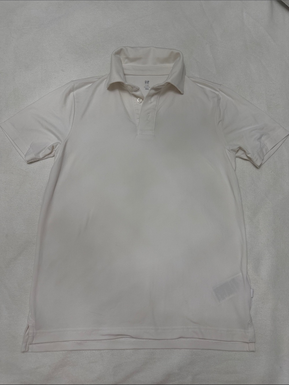 Gap white polo size L